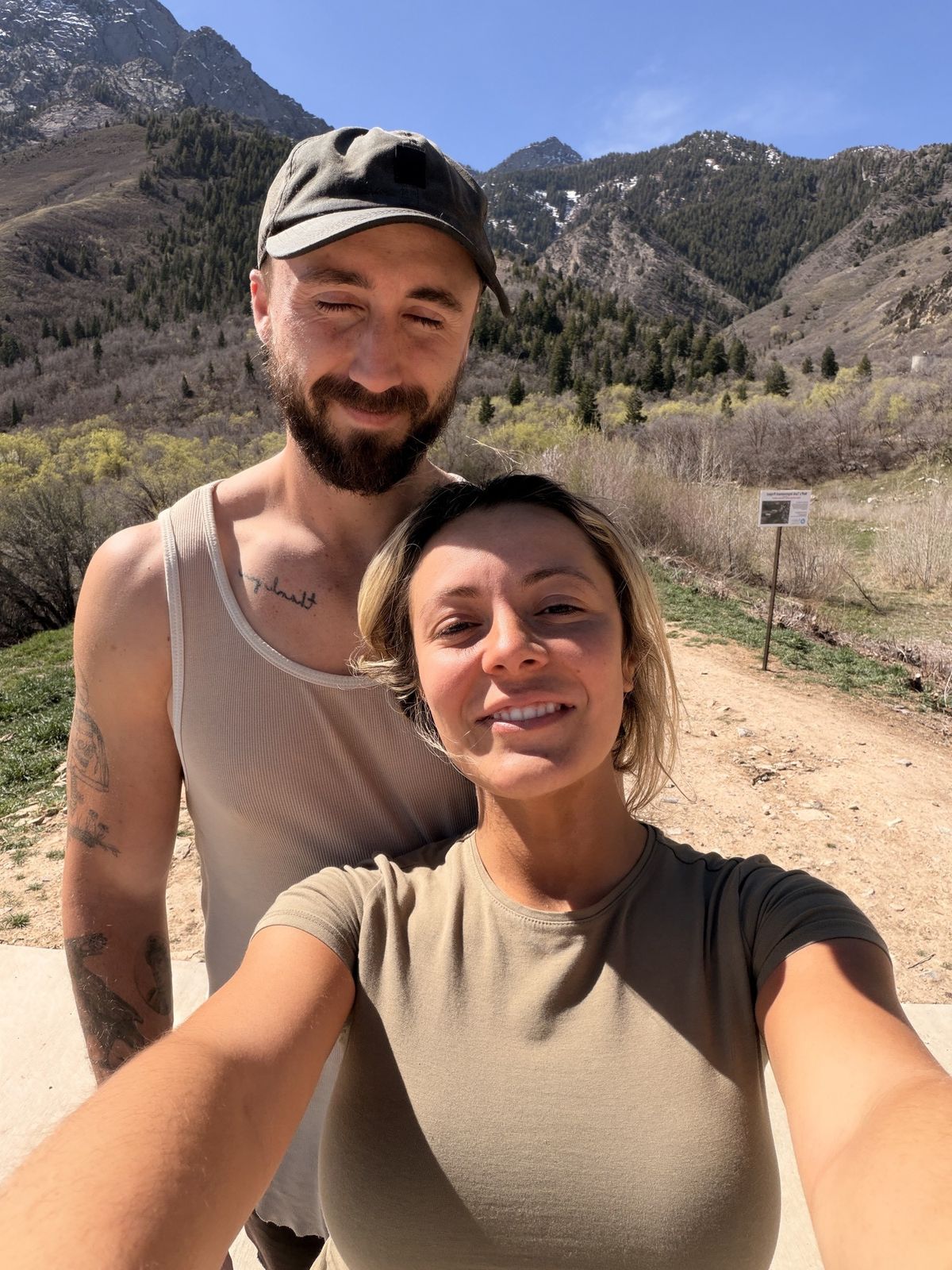 Hiking in the mountains
