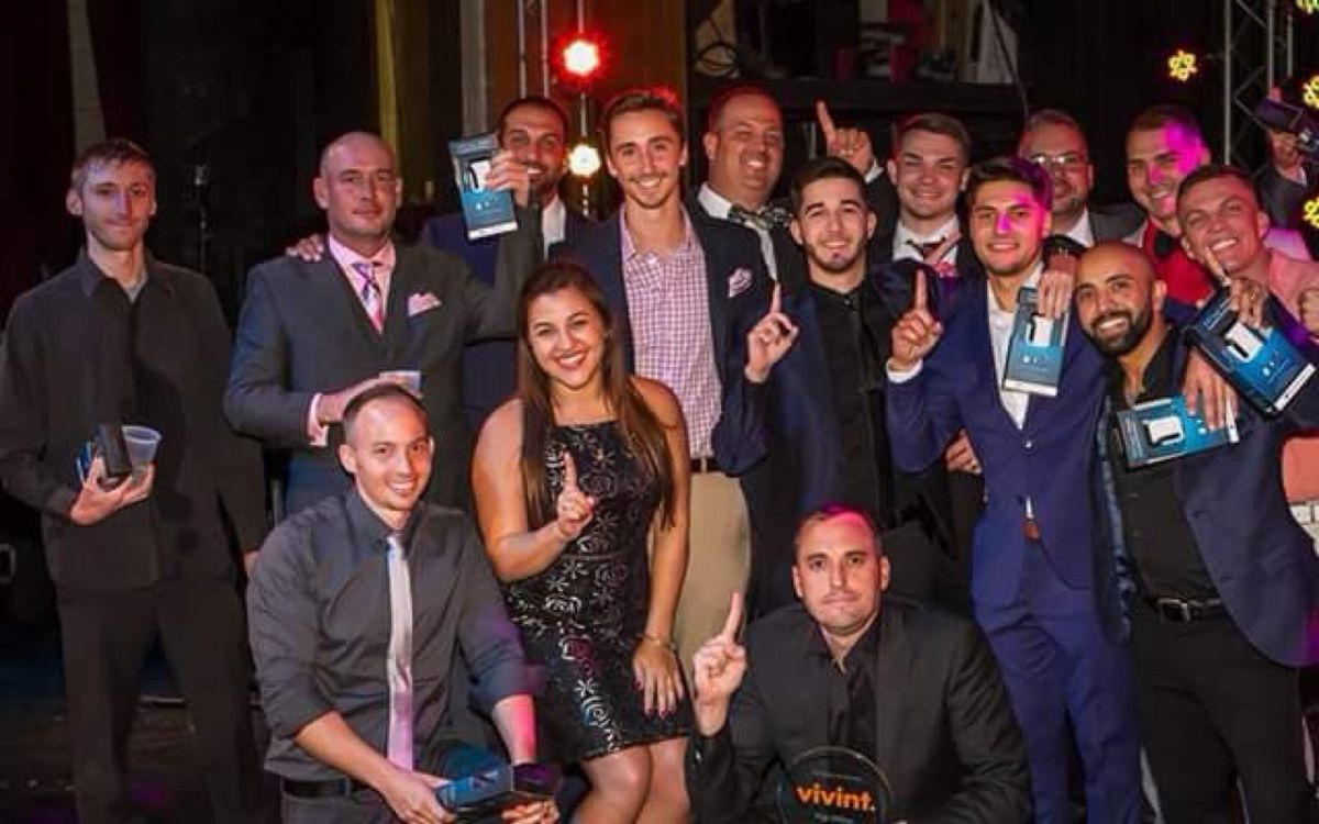 The team at awards night